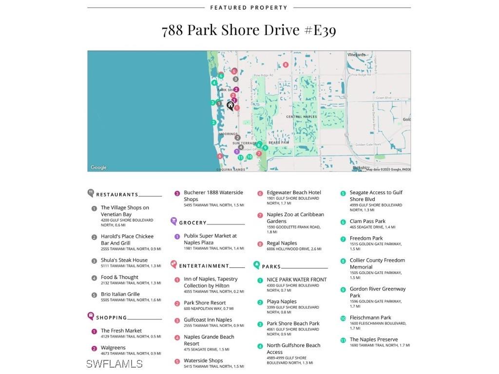 788 Park Shore Drive #E39 Naples FL 34103 225072614 image32