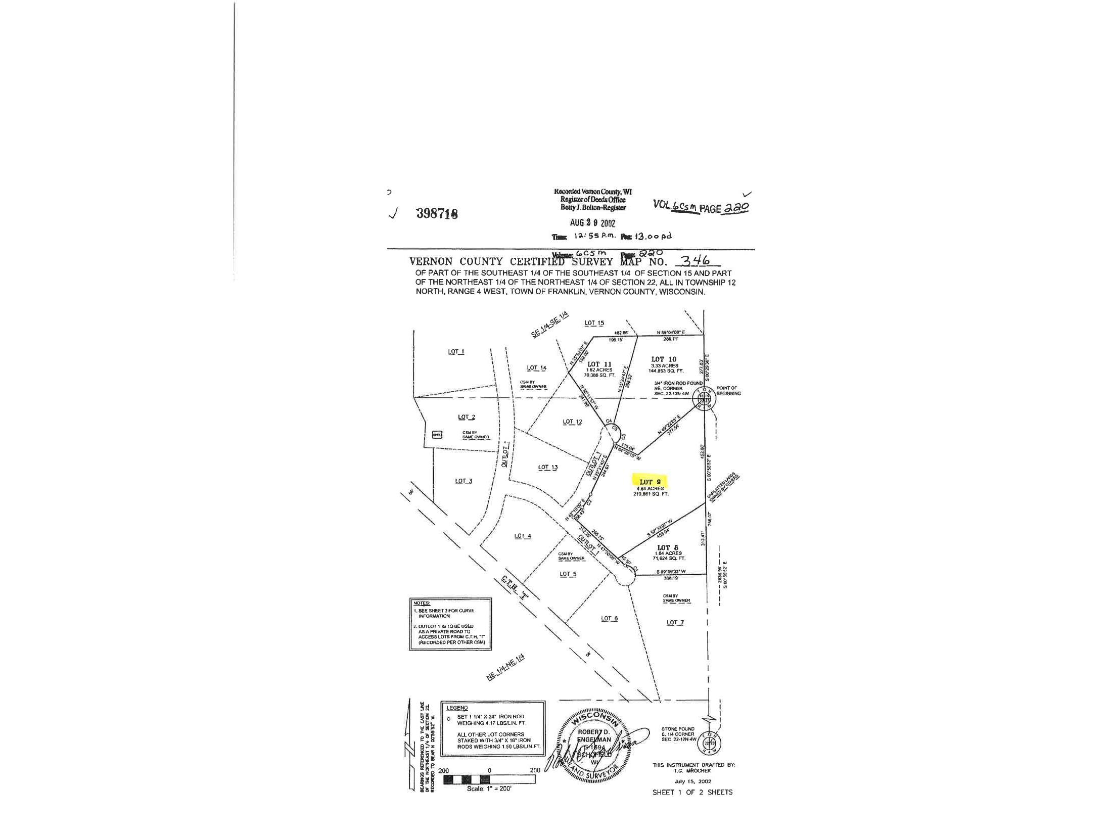 Lot 9 Willow Franklin WI 54665 1953848 image6