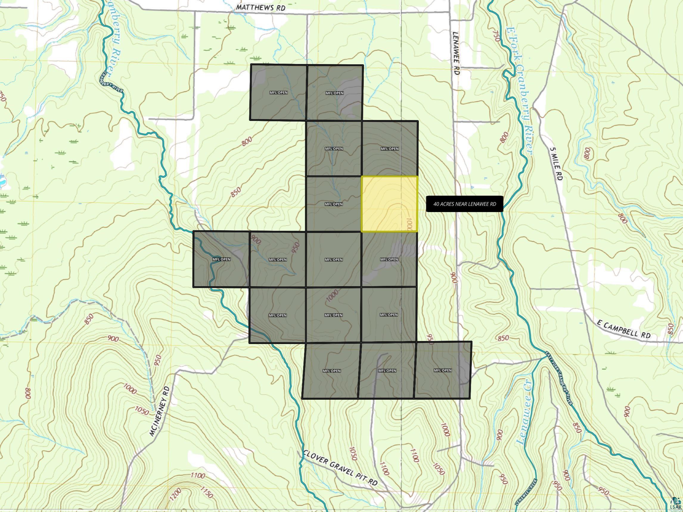 40 Acres near Lenawee Rd Herbster WI 54844 6124417 image2