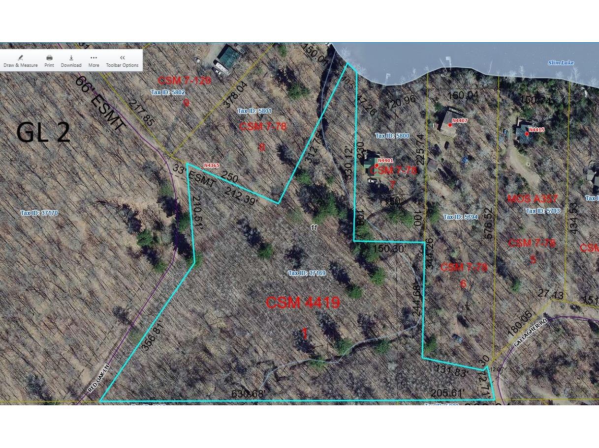 43TBD Red Oak Lane Stone Lake WI 54876 - Slim Lake 1600230 image20