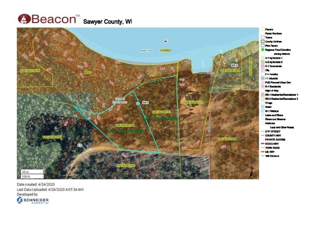 Lot 1 & Lot 2 South Road Hayward WI 54843 - Big Spider lake 1590846 image6