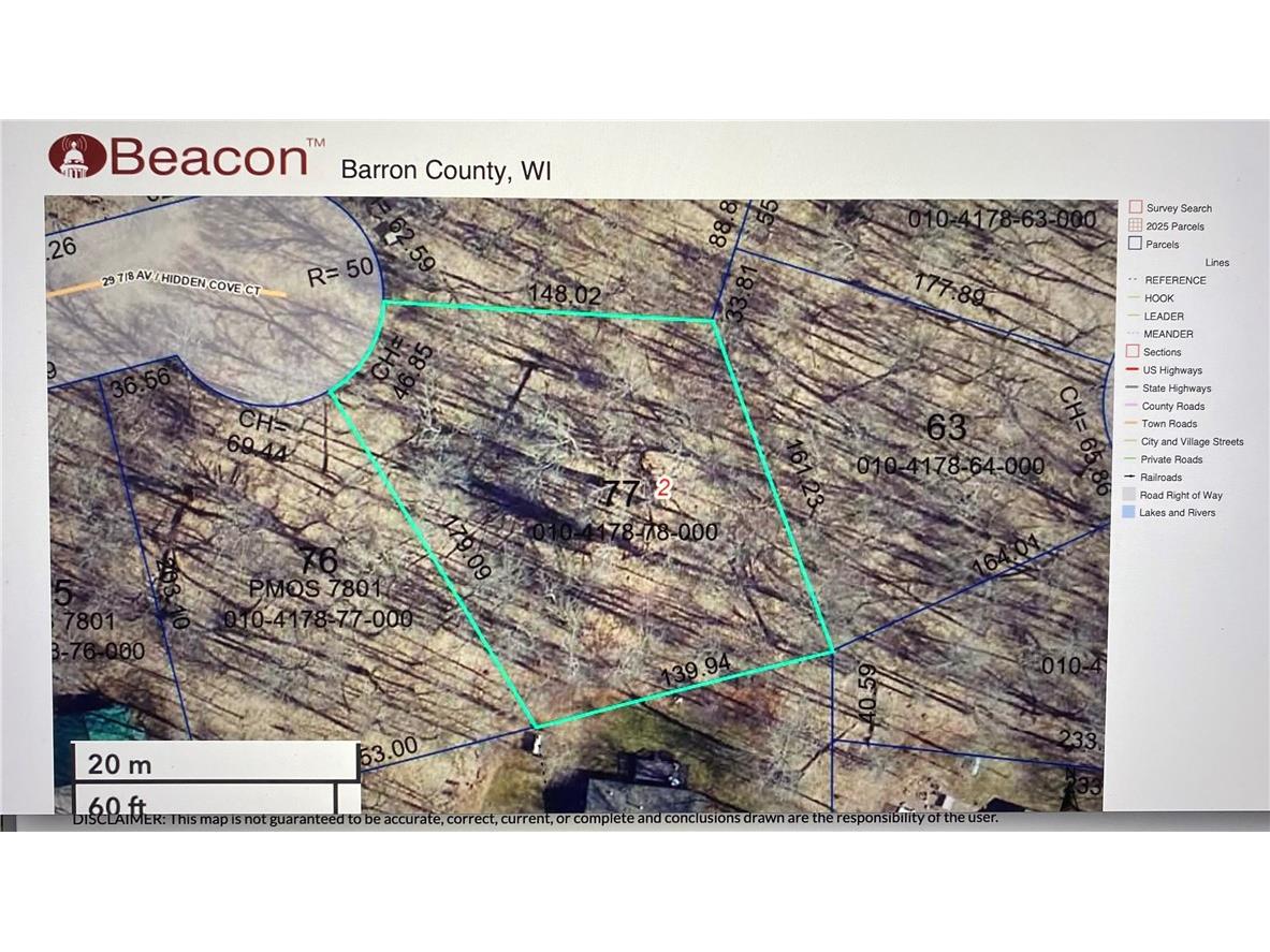 Lot 57 29 15/16 Avenue Moccasin Way Birchwood WI 54817 - Red Cedar 1592021 image4