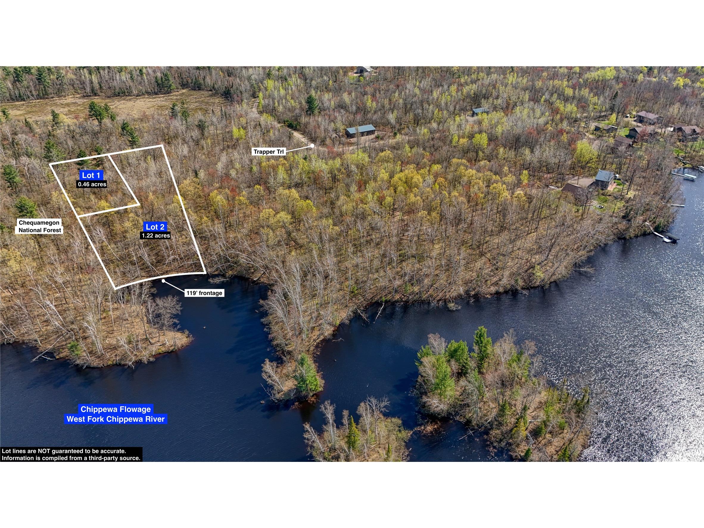 Lots 1-2 Trapper Trail Hayward WI 54843 - Chippewa 1601110 image2