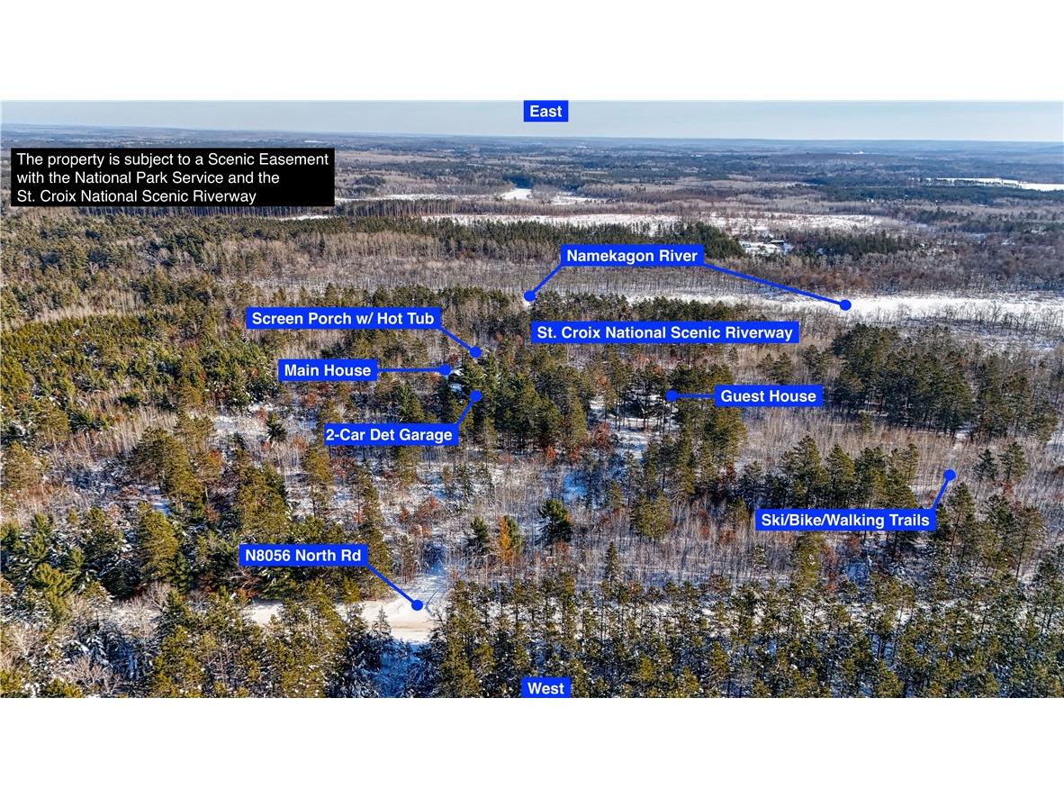 N 8056 North Road Springbrook WI 54875 - Namekagon 1597501 image4