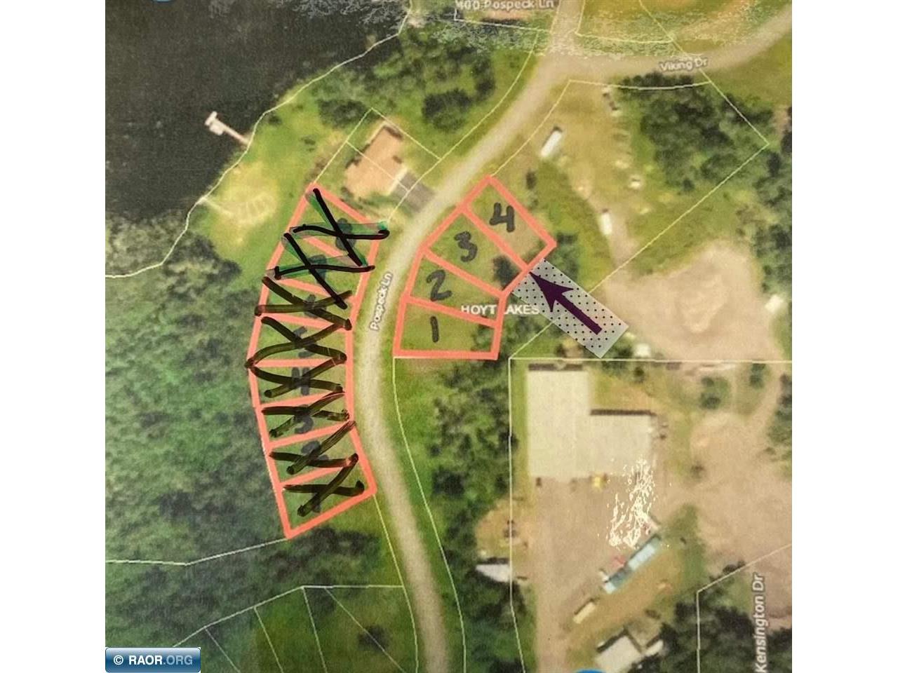 Lots 3 and 4 Block 6 Pospeck Lane, Hoyt Lakes, MN 55750 MLS 143696