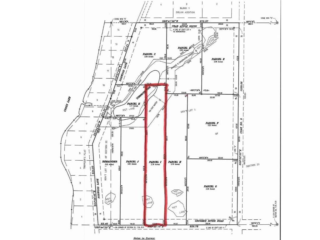 000000 Crooked River Road I, Chengwatana Twp, MN, 55063 MLS 6459694