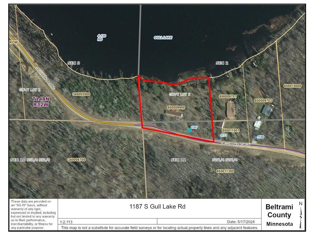 1187 S Gull Lake Road SW, Tenstrike, MN, 56683 MLS 6539379 Edina