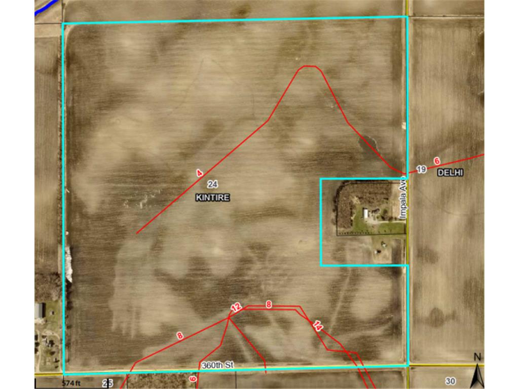 155.28 Acres Section 24 Kintire Twp MN 56283 6750354 image1