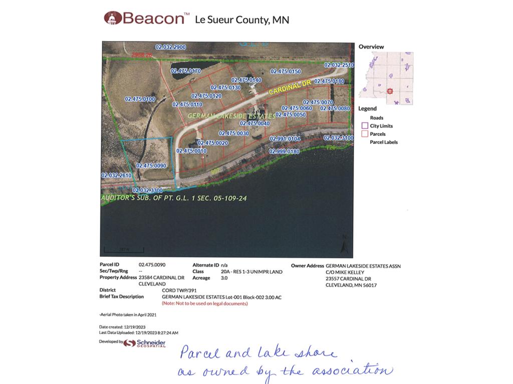 23512 Cardinal Drive Cordova Twp MN 56017 - German Lake 6470169 image1