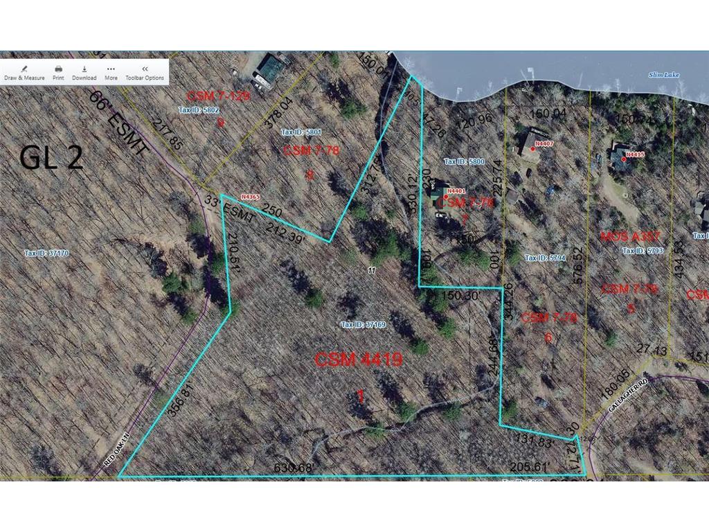 43TBD Red Oak Lane Stone Lake WI 54876 - Slim Lake 7058248 image19