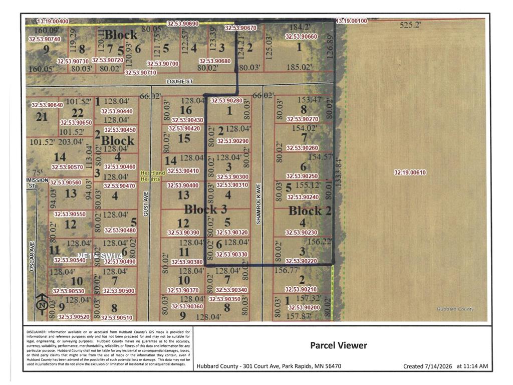 Block 5 Lot 2 Loufie Street Park Rapids MN 56470 7109605 image1