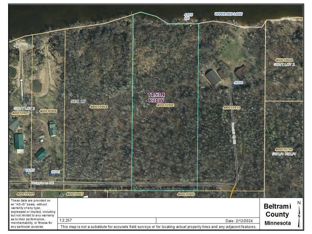 Lake Lot Whipple Lane NE Kelliher MN 56650 - Red 6487948 image1