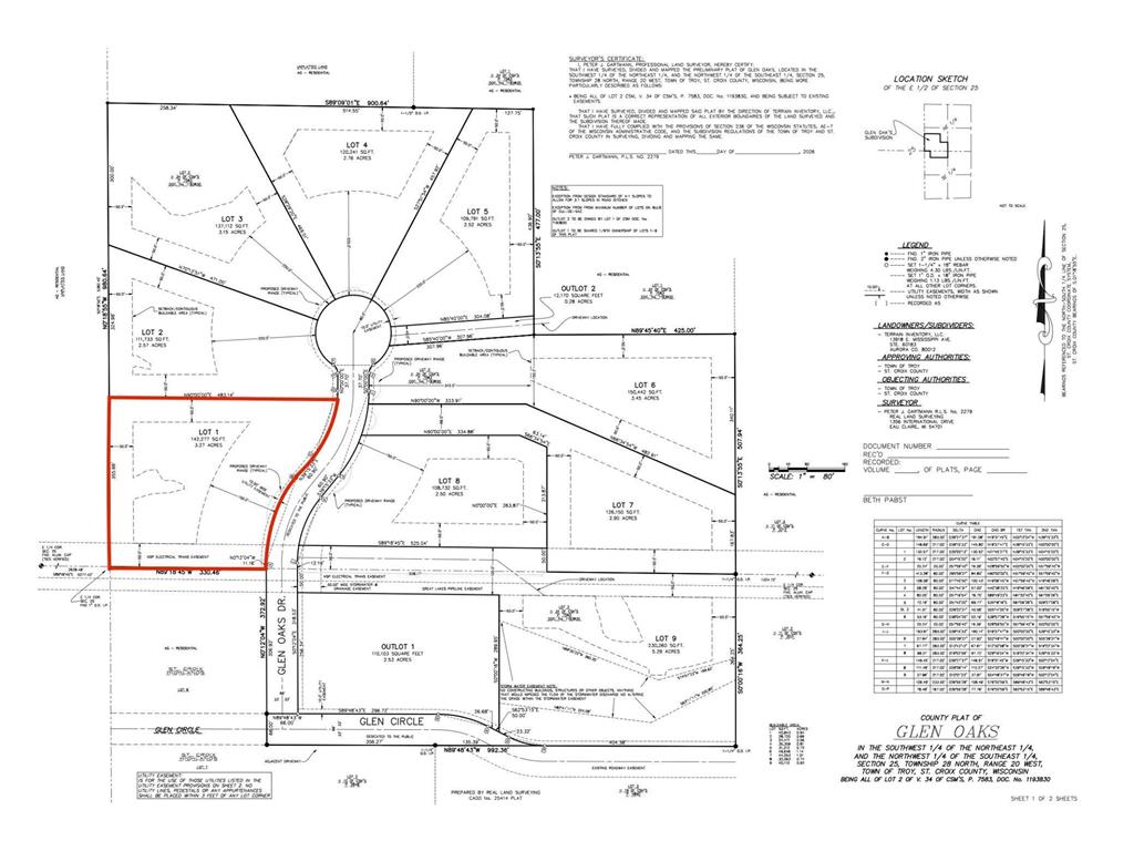 Lot 1 Glen Oaks Drive Troy Twp WI 54022 7025324 image2