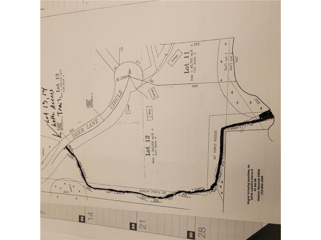 Lot 13 Deer Lane Circle, Trade Lake, WI, 54837 MLS 6522540 Edina
