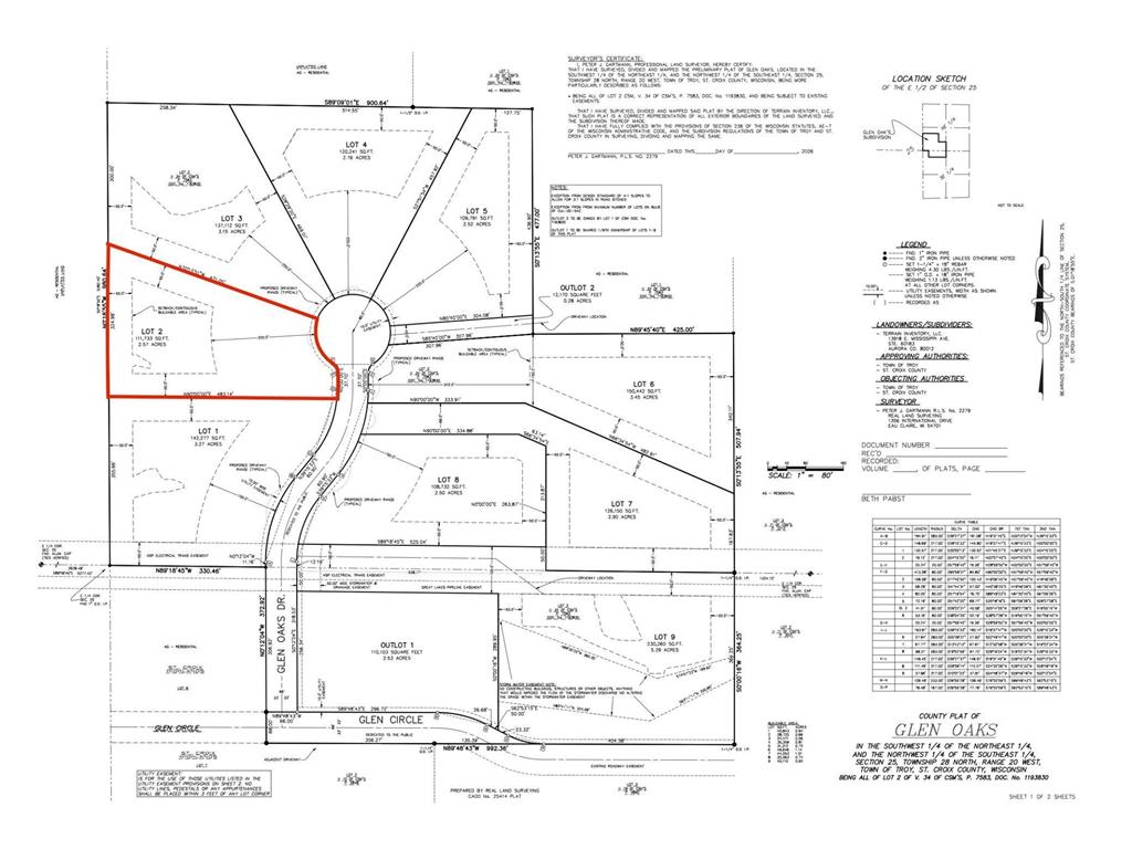 Lot 2 Glen Oaks Drive Troy Twp WI 54022 7025354 image2