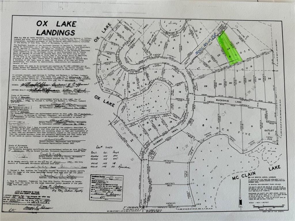 Lot 24 Block 4 Moccasin Drive Crosslake MN 56442 - OX 6491240 image1