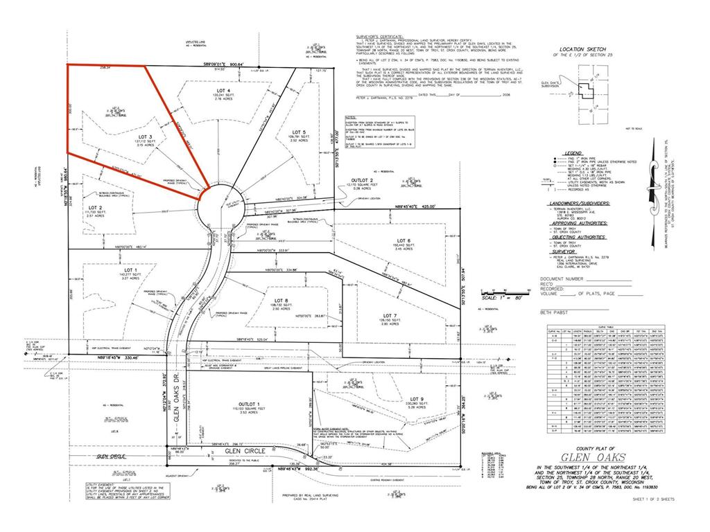 Lot 3 Glen Oaks Drive Troy Twp WI 54022 7025386 image2
