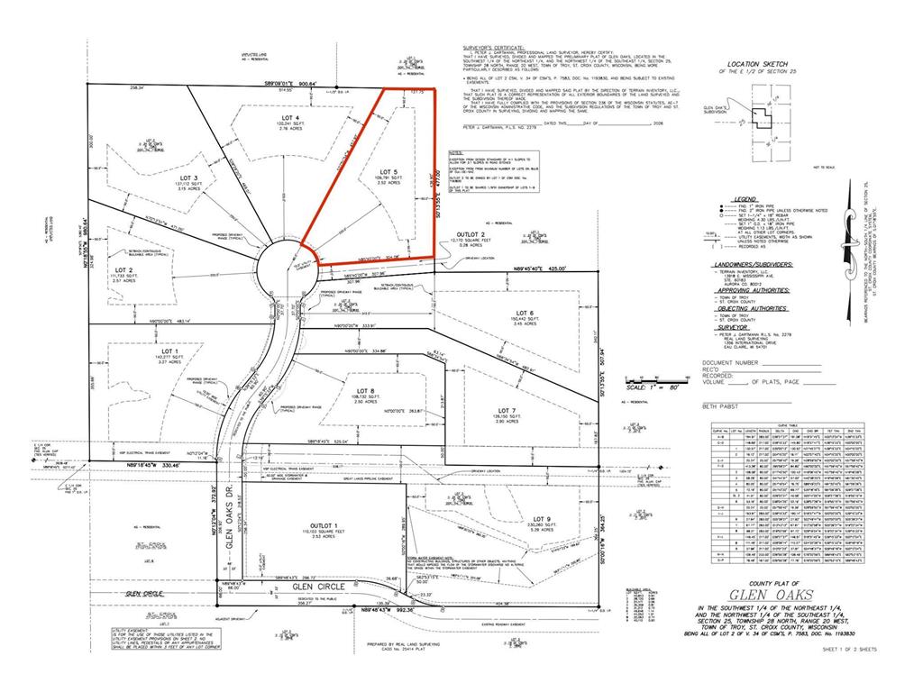 Lot 5 Glen Oaks Drive Troy Twp WI 54022 7025312 image2