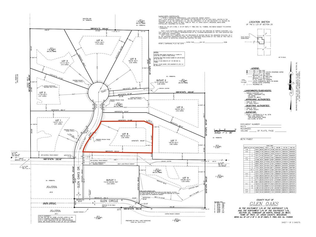 Lot 8 Glen Oaks Drive Troy Twp WI 54022 7025375 image4