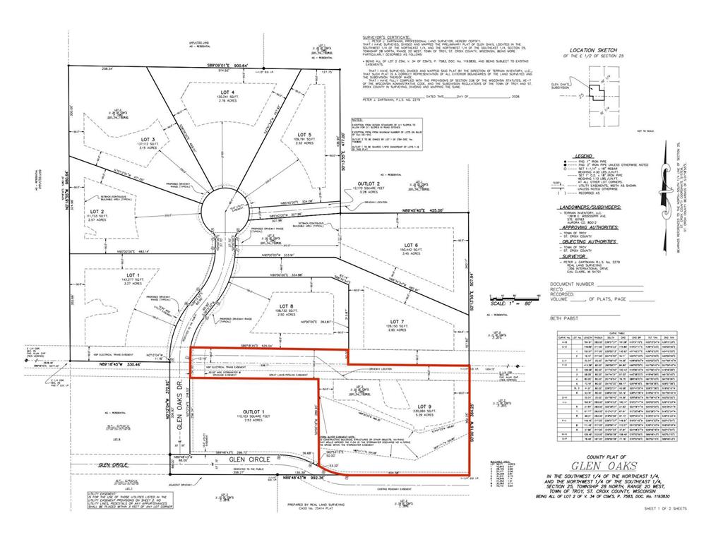 Lot 9 Glen Oaks Drive Troy Twp WI 54022 7025396 image2