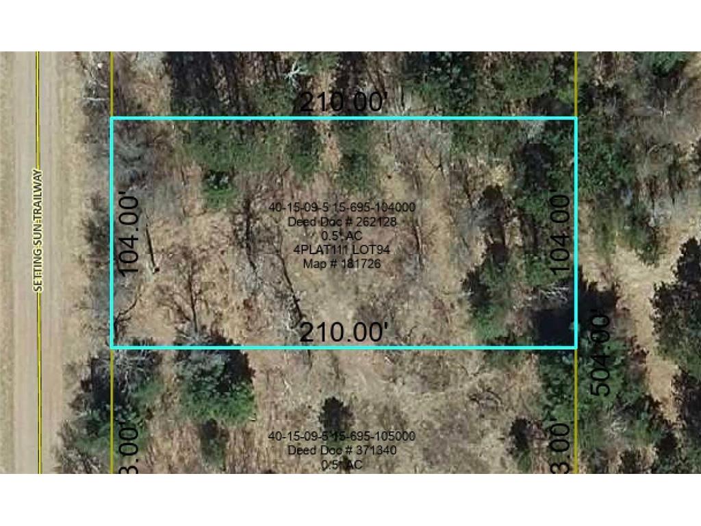 Lot 94 Setting Sun Trail Way Danbury WI 54830 6553419 image1
