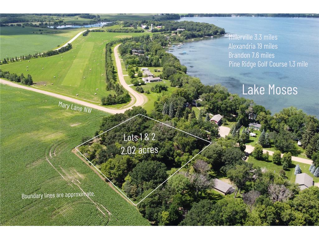 Lots 1 & 2 Mary Lane NW Millerville Twp MN 56315 - Moses 7015668 image1