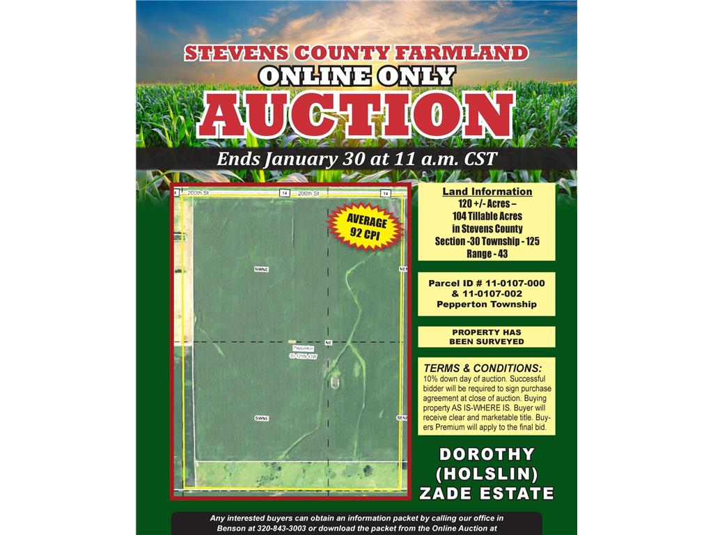 SECTION 30 TOWNSHIP 125 Pepperton Twp MN 56267 6310355 image1