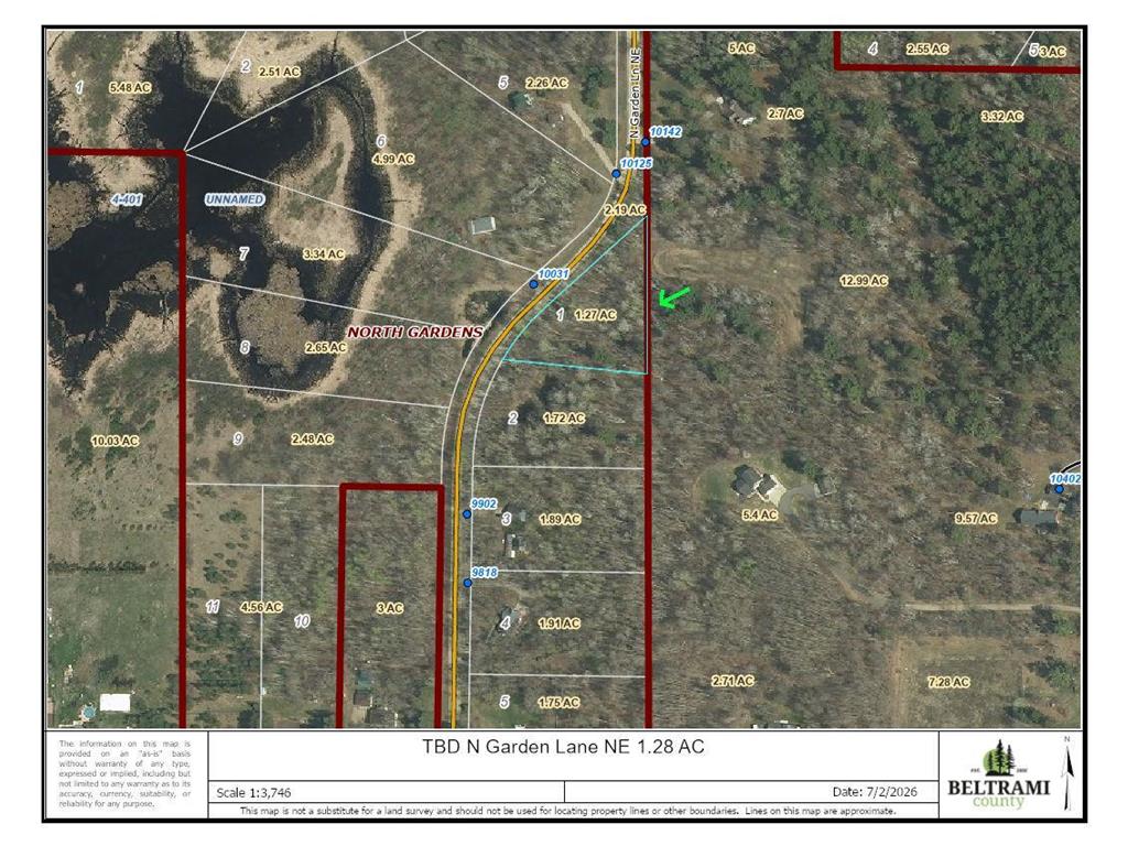TBD 1.28ac N Garden Lane NE Northern Twp MN 56601 7105620 image1