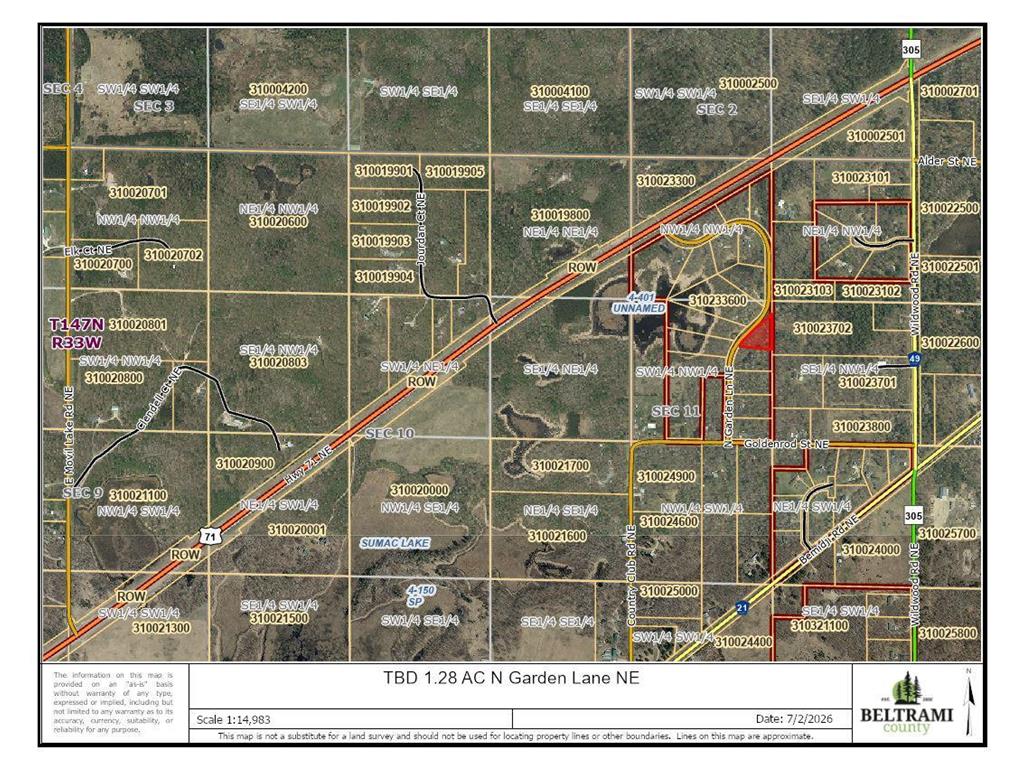 TBD 1.28ac N Garden Lane NE Northern Twp MN 56601 7105620 image2