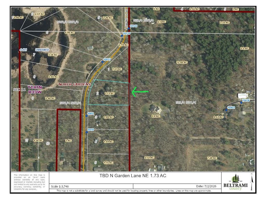 TBD 1.73ac N Garden Lane NE Northern Twp MN 56601 7105589 image1