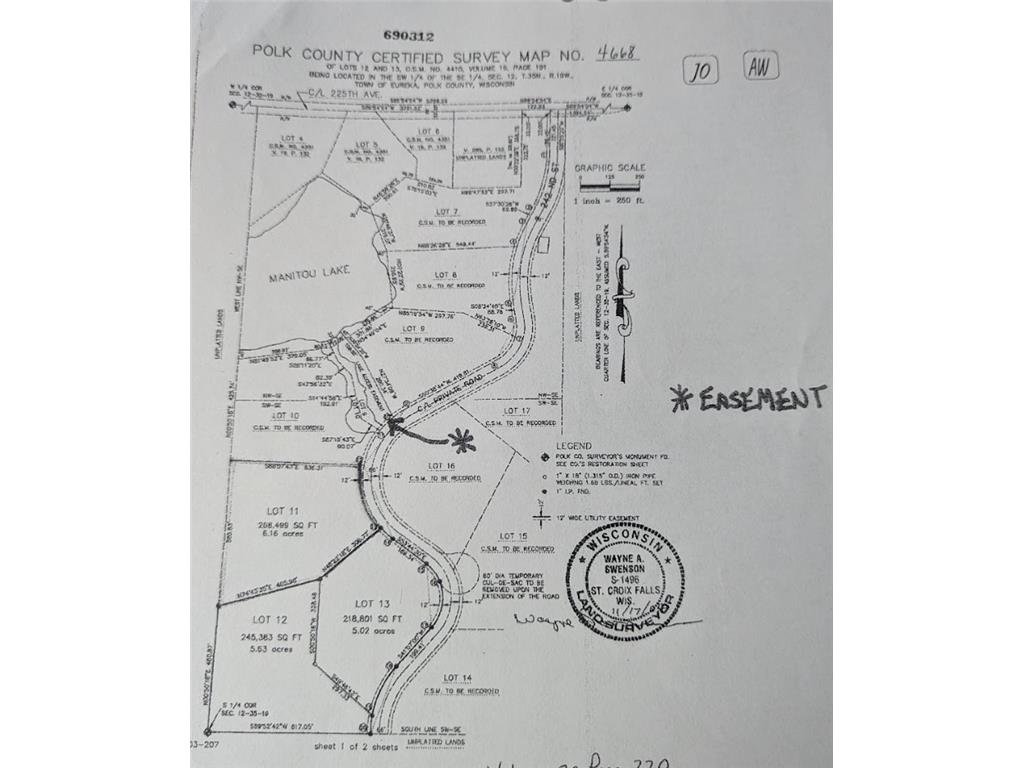 TBD 242nd St. Eureka WI 54934 - Manitou Lake 6771597 image29