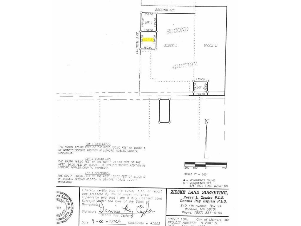 TBD 4TH ST. Lismore MN 56155 7048486 image1