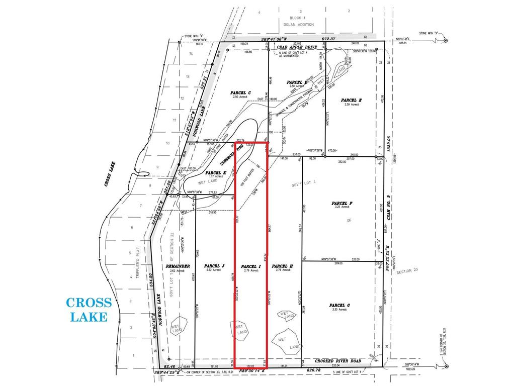 X Crooked River Rd Lot I Chengwatana Twp MN 55063 - Cross 6751814 image2