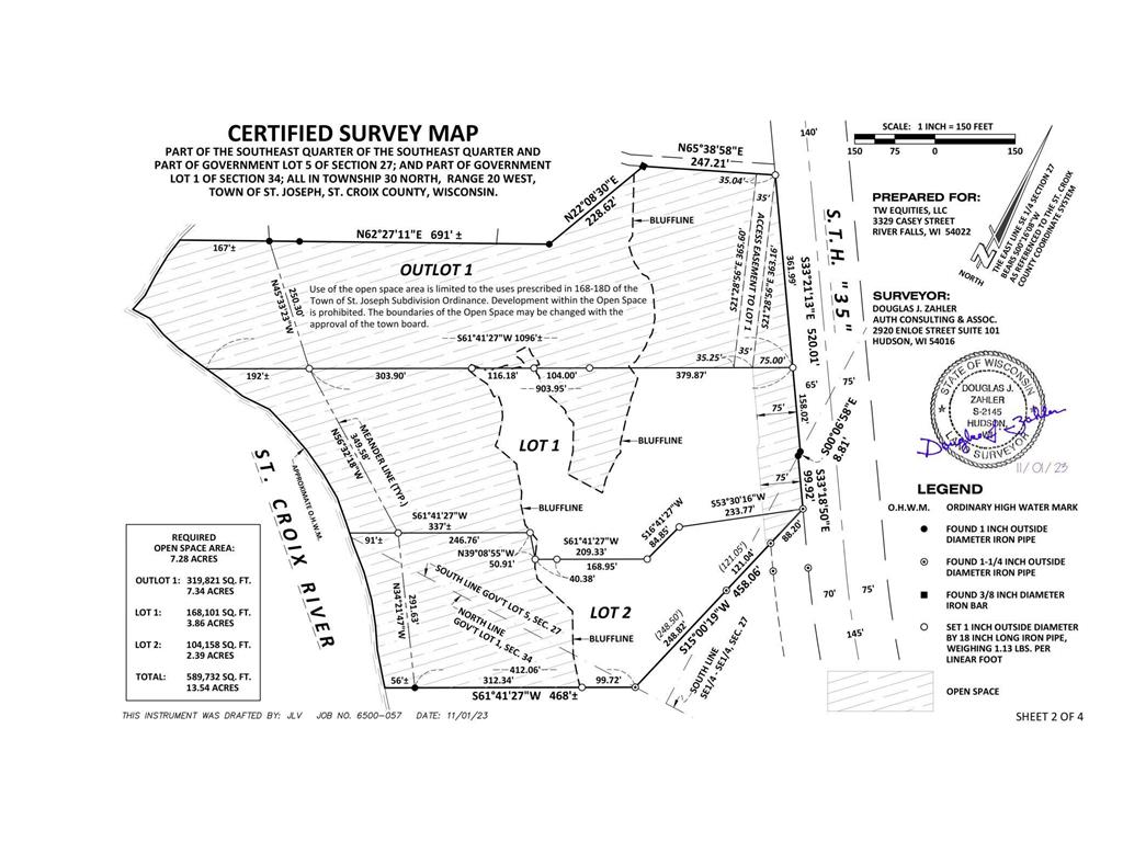 xxx 132nd Ave - Outlot #1 Saint Joseph Twp WI 54016 - St Croix River 6681358 image2