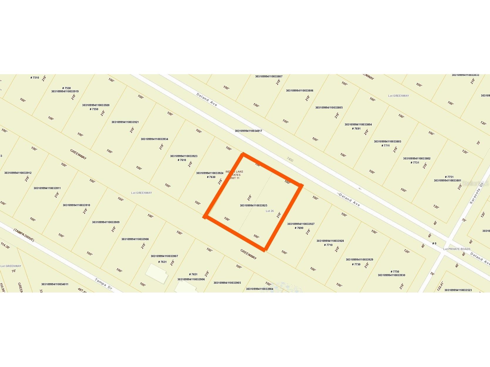 Deland Avenue Indian Lake Estates FL 33855 - LAKE WALK-IN-WATER TB8405453 image2