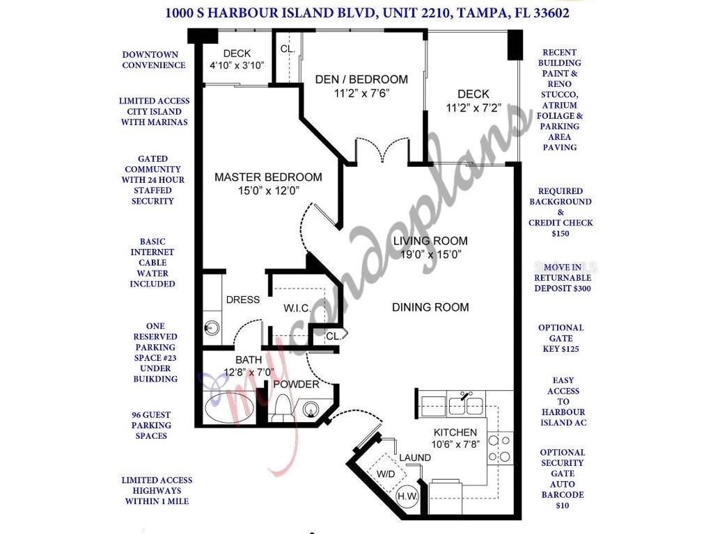 1000 S Harbour Island Boulevard #2210 Tampa FL 33602 TB8416128 image3