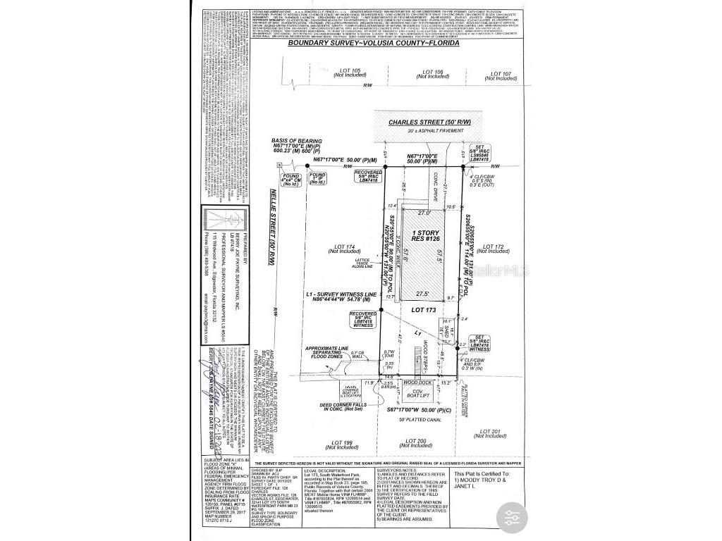 126 Charles Street Edgewater FL 32141 - CANAL - INTRACOASTAL WATERWAY NS1082610 image39