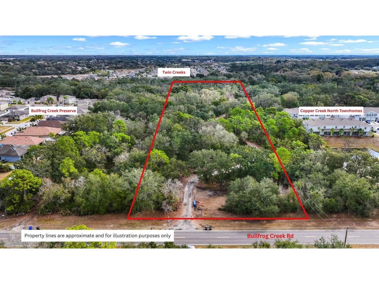 12730 Bullfrog Creek Road Gibsonton FL 33534 - PERMITTED POND ON PROPERTY TB8477347 image2