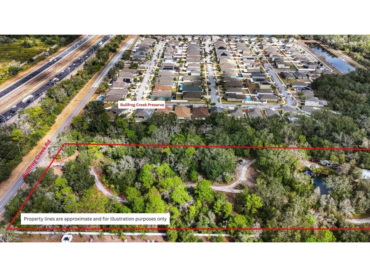 12730 Bullfrog Creek Road Gibsonton FL 33534 - PERMITTED POND ON PROPERTY TB8477347 image3