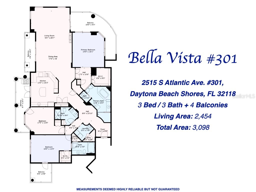 2515 S Atlantic Avenue #301 Daytona Beach FL 32118 - ATLANTIC OCEAN NS1088312 image21
