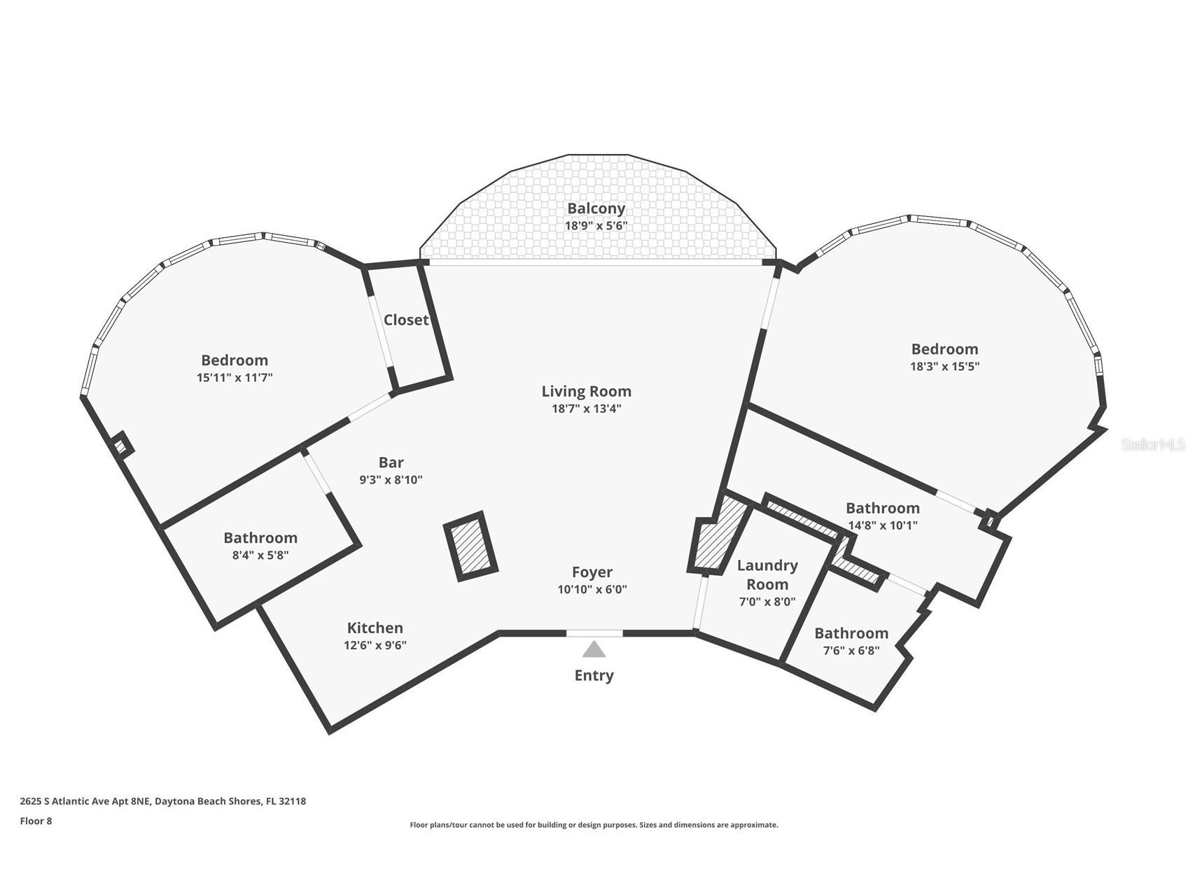 2625 S Atlantic Avenue #8NE Daytona Beach FL 32118 - ATLANTIC BEACH O6364305 image31