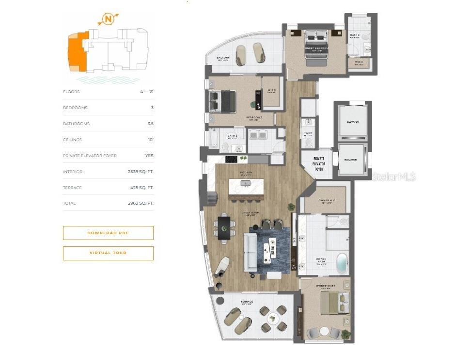 2910 W Barcelona Street #1004 Tampa FL 33629 TB8504435 image40