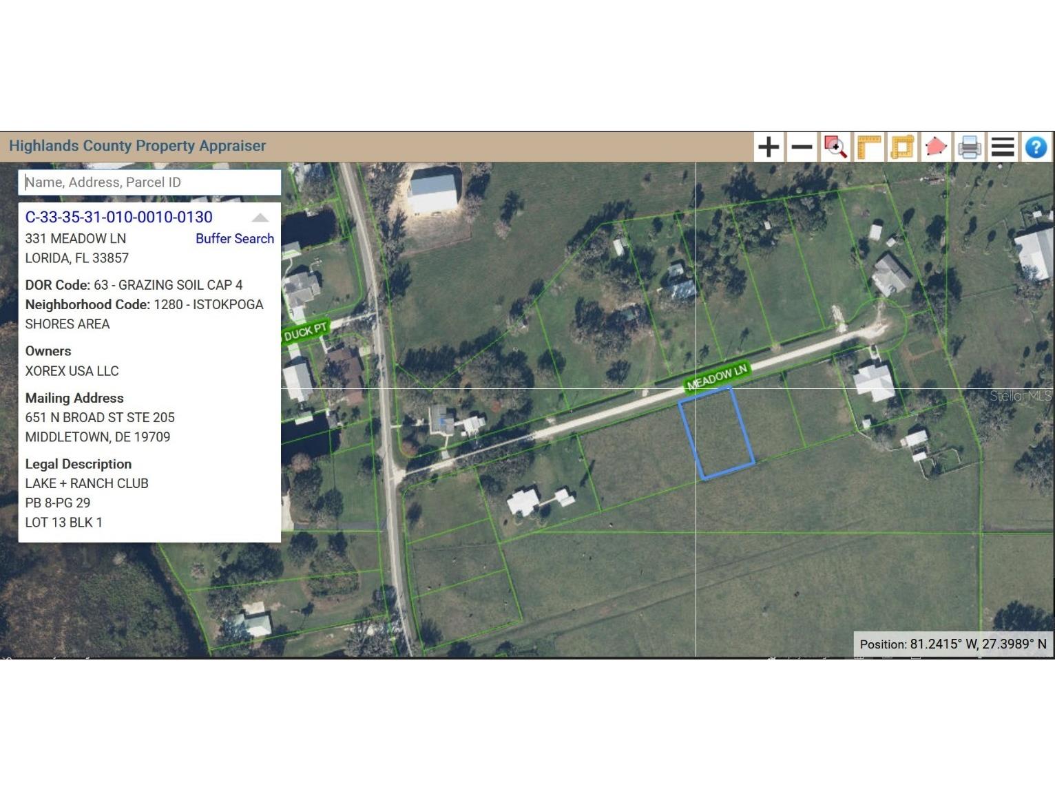 345 Cowhouse Road Lorida FL 33857 O6338265 image1