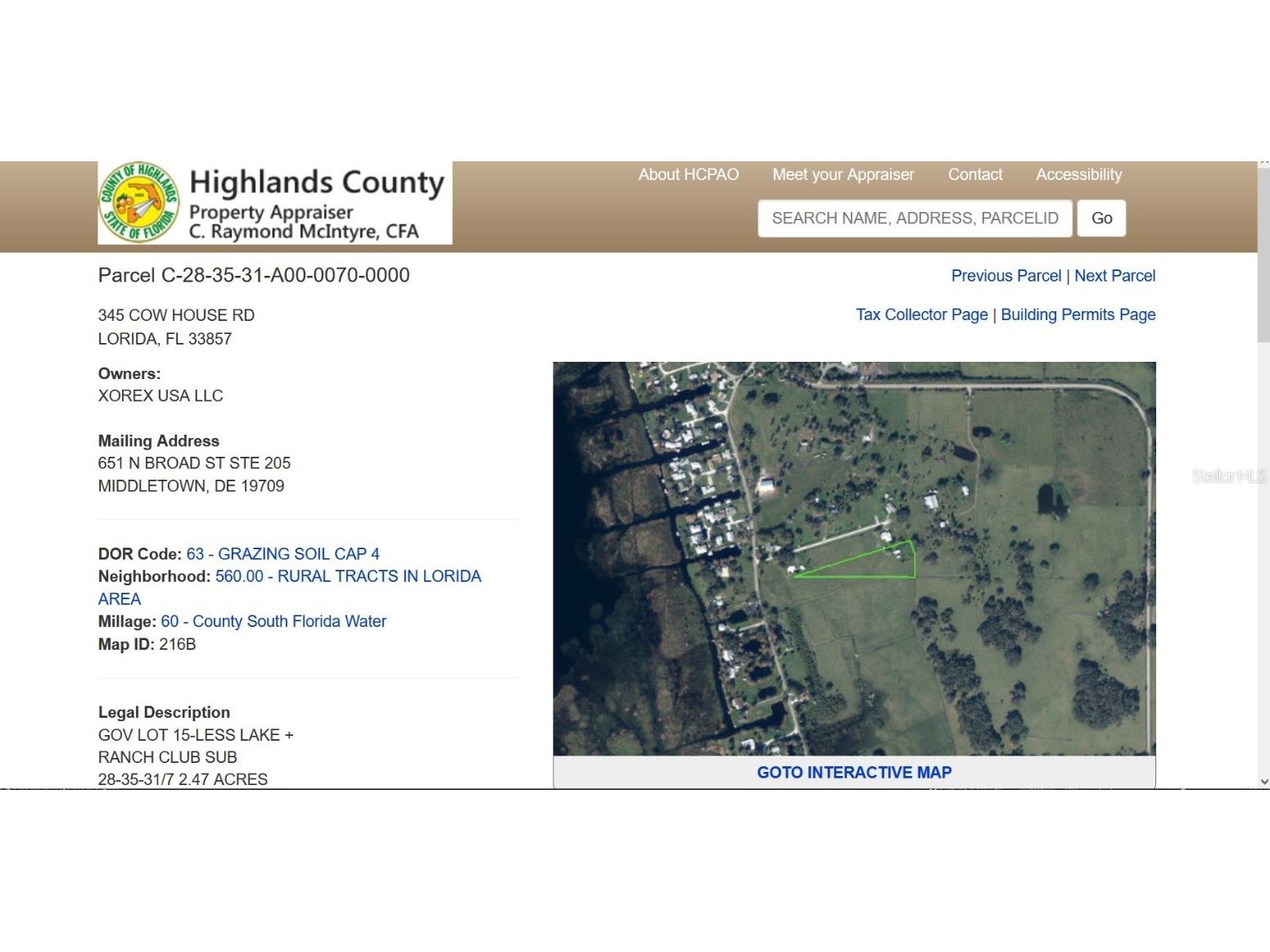 345 Cowhouse Road Lorida FL 33857 O6338265 image5