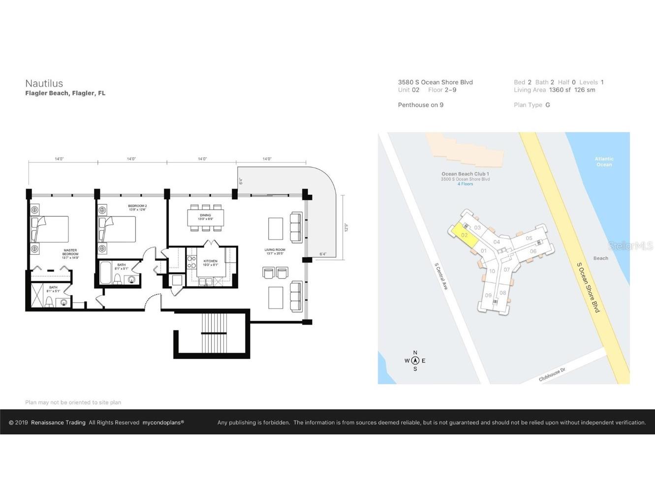 3580 S Ocean Shore Boulevard #402 Flagler Beach FL 32136 - MATANZA RIVER ATLANTIC OCEAN FC314152 image6