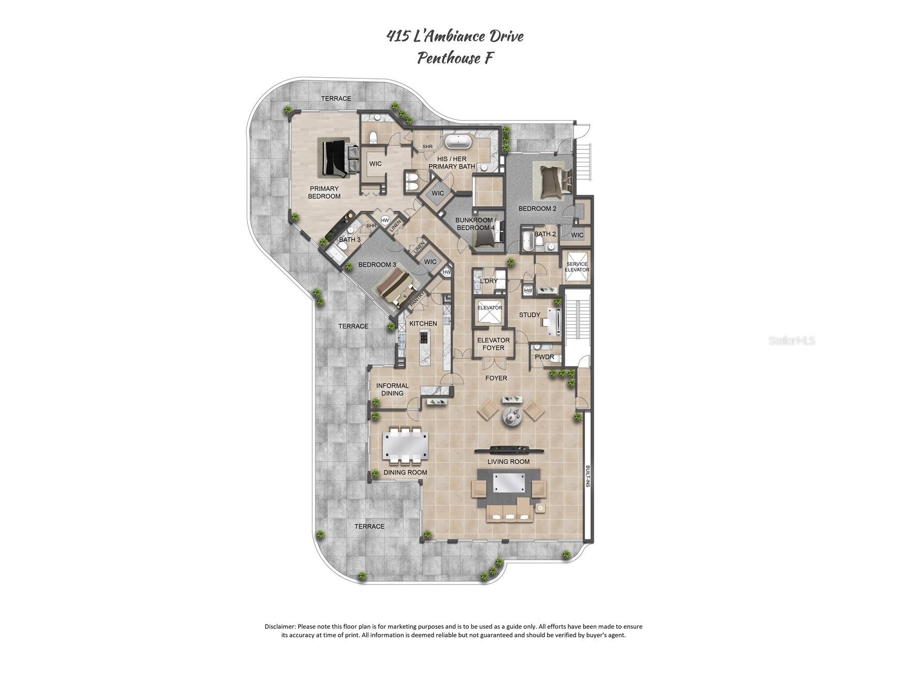 415 L Ambiance Drive #PH-F Longboat Key FL 34228 A4697487 image46