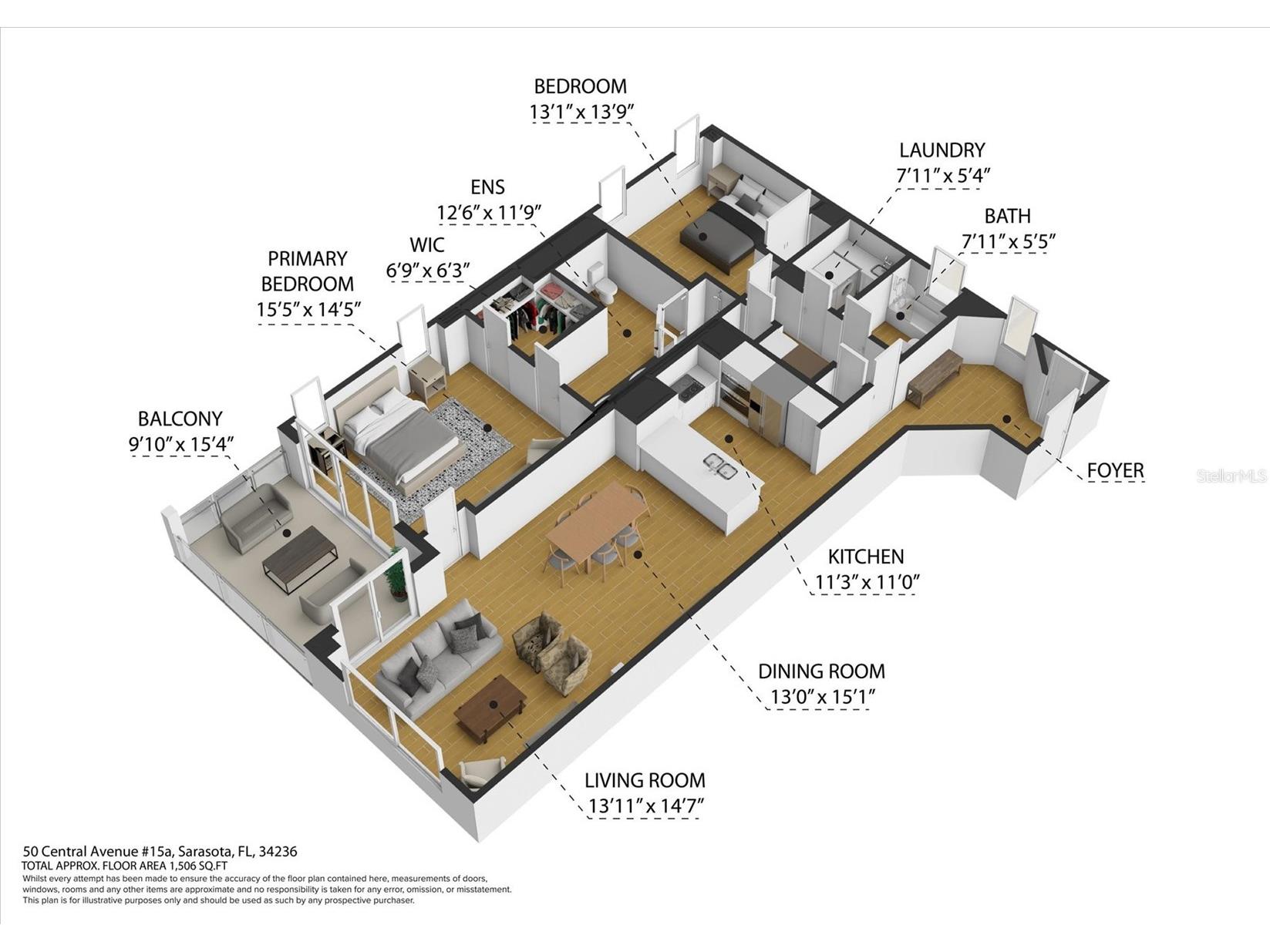 50 Central Avenue #15A Sarasota FL 34236 - SARASOTA BAY A4681474 image5