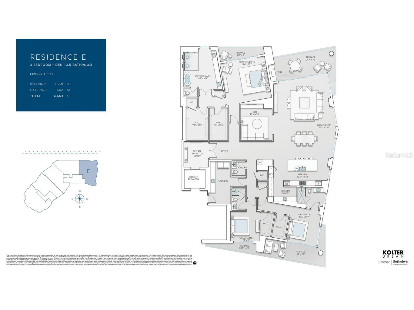 555 Quay Common #2004 Sarasota FL 34236 - YACHT HARBOR A4655150 image10