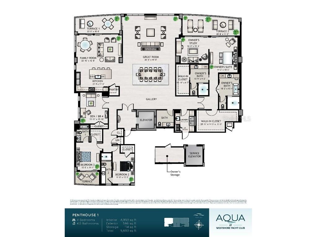 5713 Bowen Daniel Dr. #PH-1701 Tampa FL 33616 TB8440853 image9