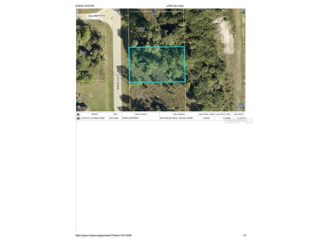 609 Naples Avenue S Lehigh Acres FL 33974 O6200572 image1